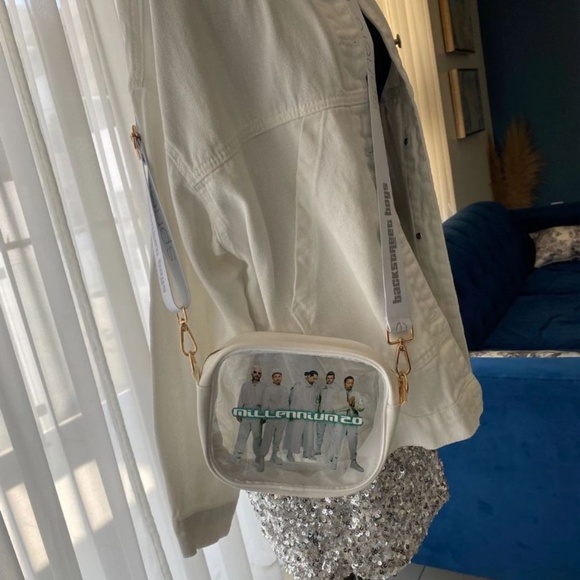 Backstreet Boys White Crossbody Bag Sphere Vegas Concert. - Picture 7 of 7